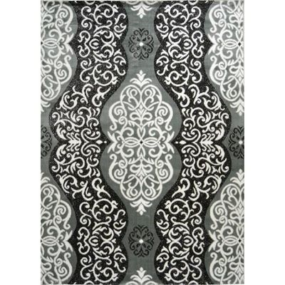 Tapis De Salon Gris Noir 80x150 Cm Achat Vente Tapis