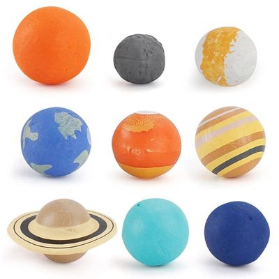 Fydun modèle de 9 planètes Modèle de système solaire PVC mignon 9 planètes Figure pour enfants