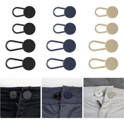 12 PCS Extension Du Bouton De Pour Pantalon, Bouton Richluck Pants