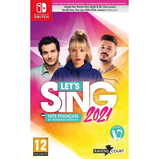 Lets Sing 2021 Hits français et internationaux Jeu Switch