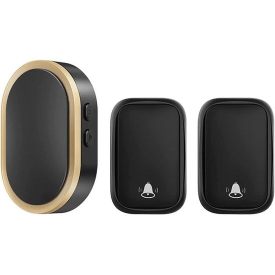 Sonnette Sans Fil Longue Portée, Sonnette D'entrée De Porte Enfichable ...