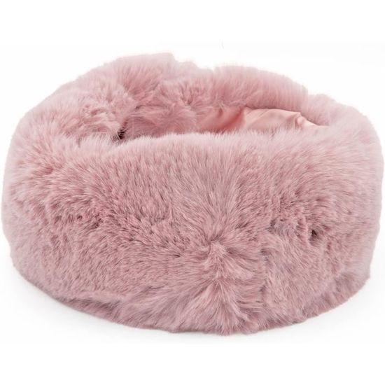 Femmes Écharpe En Fausse Fourrure, 60Cm Col En Fourrure De Lapin En