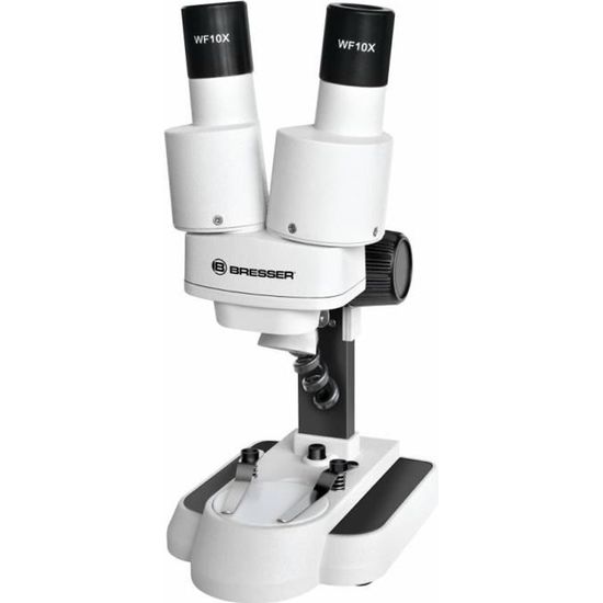 Microscope junior Bresser - Acier blanc - 25 pièces