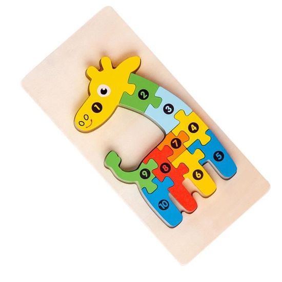 12 Pièces Puzzle Bois Animaux Montessori - Jeu Éducatif 1-3 Ans, Cadeau 12 Pièces Puzzle Bois Animaux Montessori - Jeu Éducatif 1-3 Ans, Cadeau
