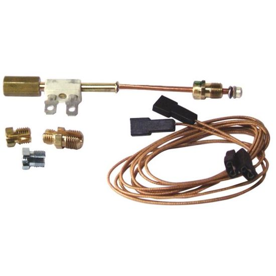 Thermocouple Universel 900 Mm Pour Cuisinière à Gaz - Avec 5 écrous, Sécurité Anti-fuite | Compatible Four, Chauffage, Appareils à Combustion - 4