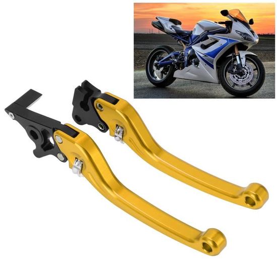 Leviers D'embrayage Et De Frein CNC 2 Doigts Pour Triumph Daytona 675 (2006-2017) - Réglables