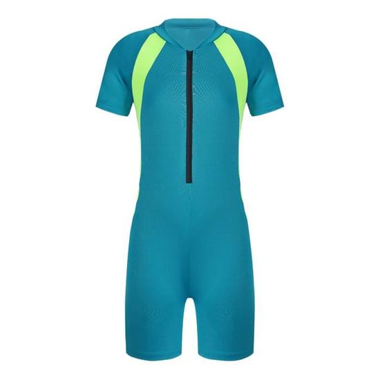 Short De Bain Fille - Imprimé Hawaïen - Taille 6 à 16 Ans - Stretch Polyester/Élasthanne - Pour Plage, Piscine - 2