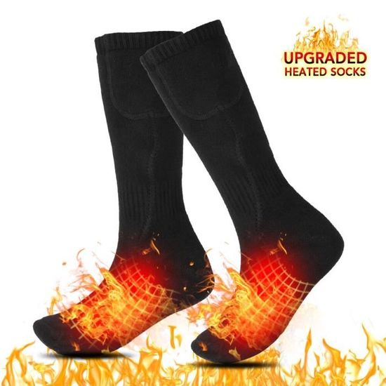 Chaussettes Chauffantes USB Pour Ski, Moto Et Vélo – Restez Au Chaud En Hiver !