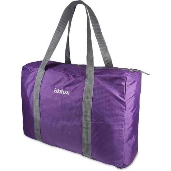 Sac De Voyage Léger Et Pliable – Fourre-Tout 46x32 Cm Imperméable Pour Sport, Week-end, Randonnée Ou Avion