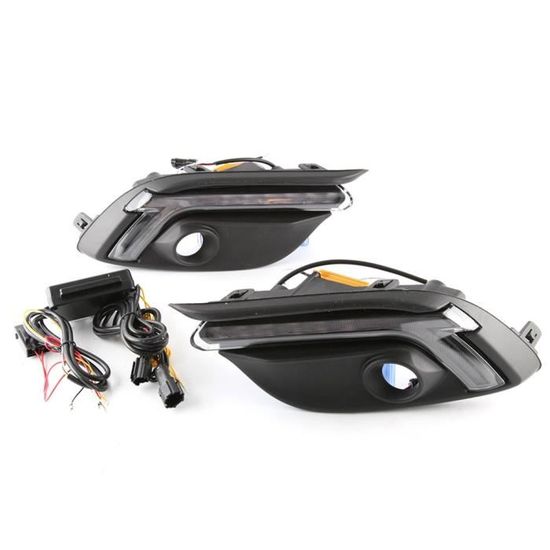 Feux De Jour Clignotants DRL Gauche Et Droite Pour Porsche Cayenne GTS Turbo 2007-2010 - Remplacement Direct OEM 7L5941181E/7L5941182E - 7