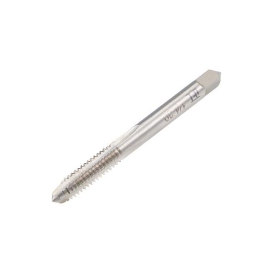 Taraud Machine HSS 1/2-12 BSW - 4 Cannelures Droites, Longueur Filetage 30mm - Pour Filetage Sur Métaux Tendres - 6