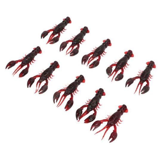 Lot De 40 Leurres Souples écrevisse 1,5 Pouce – Black Bass, Crappie, Perche