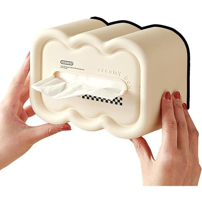 Boîte De Mouchoirs Humides 2 Pièces - Distributeur Lingettes Avec Couvercle Pour Bébé Et Serviettes