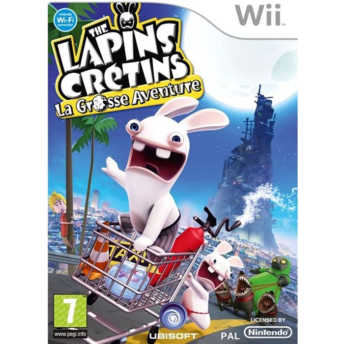 The Lapins Cretins La Grosse Aventure Jeu Pour Cdiscount Jeux Video