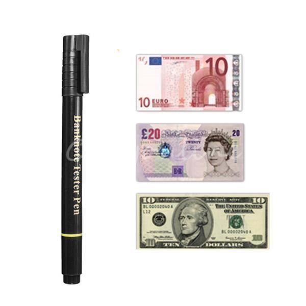 Pratique Stylo Détecteur Faux Billets Banque Note Vérifier Factice Monnaie Argent Cdiscount