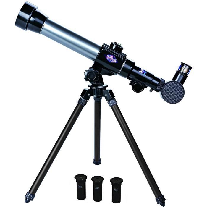 AKOR Téléscope 3 oculaires avec objectif 30 mm