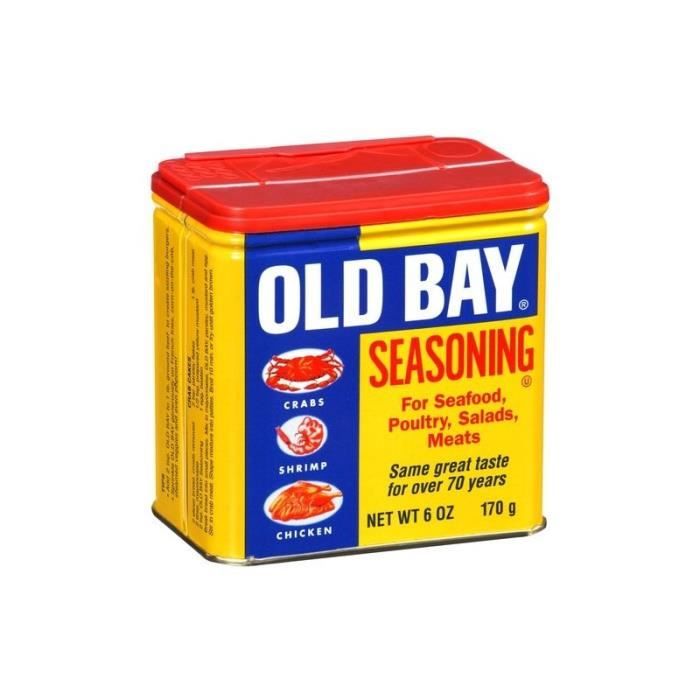 Assaisonnement pour fruits de mer, viandes et salades composées: «Old Bay Seasoning»