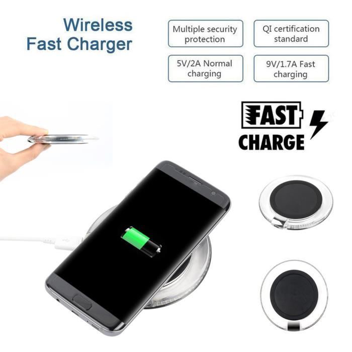 CHARGEUR TELEPHONE Qi rapide Chargeur sans fil de charge rapide pour Samsung Galaxy S10 - S10 plus GGF90408002_pocket