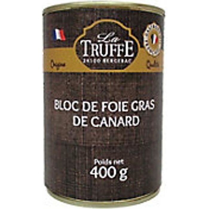 Bloc de foie gras de canard 400 G La Truffe Bergerac - 133871
