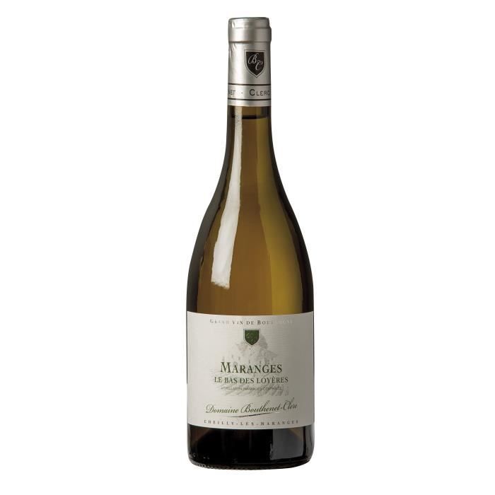 Maranges le Bas des Loyères 2018 Domaine Bouthenet -75 cl - Vin Blanc AOP de Bourgogne - Cépage Chardonnay