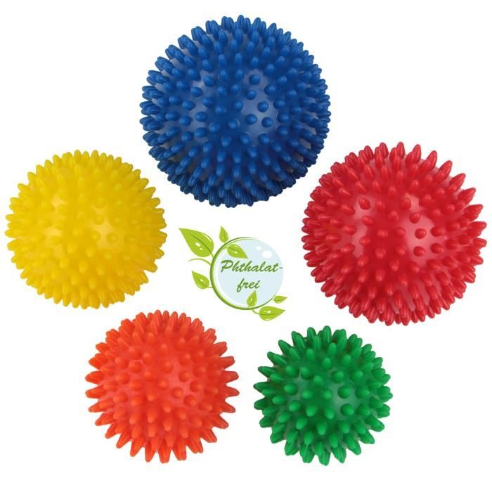 BB Sport balles de massage avec différentes duretés et tailles Set de 5 boules de massage à picots