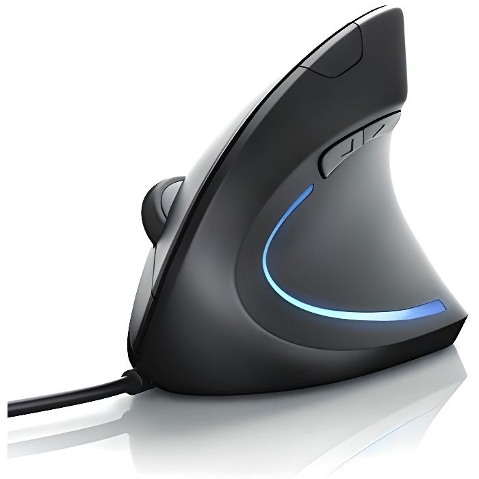 CSL Souris Optique TM137U - Modèle Vertical Design Ergonomique prévention du Syndrome de la Souris-de l'épicondylite (Syndrome