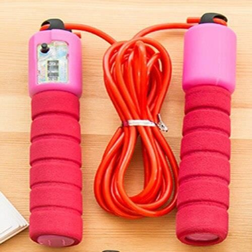 Nouvelle corde à sauter professionnel comptage électronique sauter aérobie équipement de Fitness - Modèle: red-2.7M - HSJSTSA05345