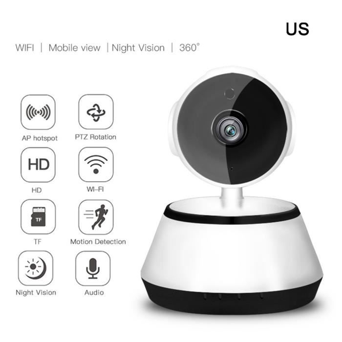 BABY PHONE - ECOUTE BEBE,Caméra intelligente sans fil de WiFi de système de Surveillance de caméra d'ip de sécurité à la Type EU #B