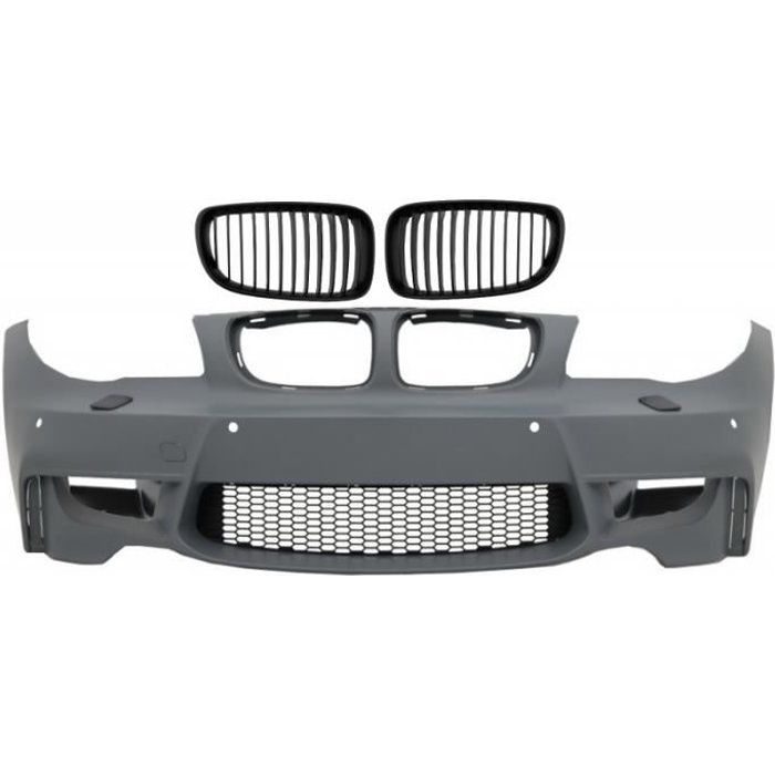 Pare-chocs Avant Pour BMW Série 1 E81 E82 E87 E88 04-11 Design 1M Avec Conduit d'aération