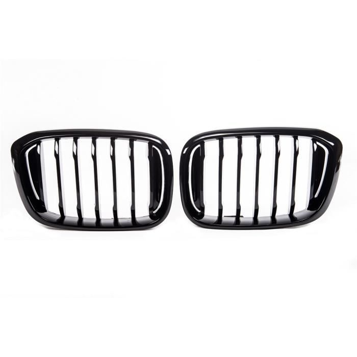 2 CALANDRE LOOK M PERFORMANCE NOIR BRILLANT POUR BMW X3 G01 G08 ET X4 G02