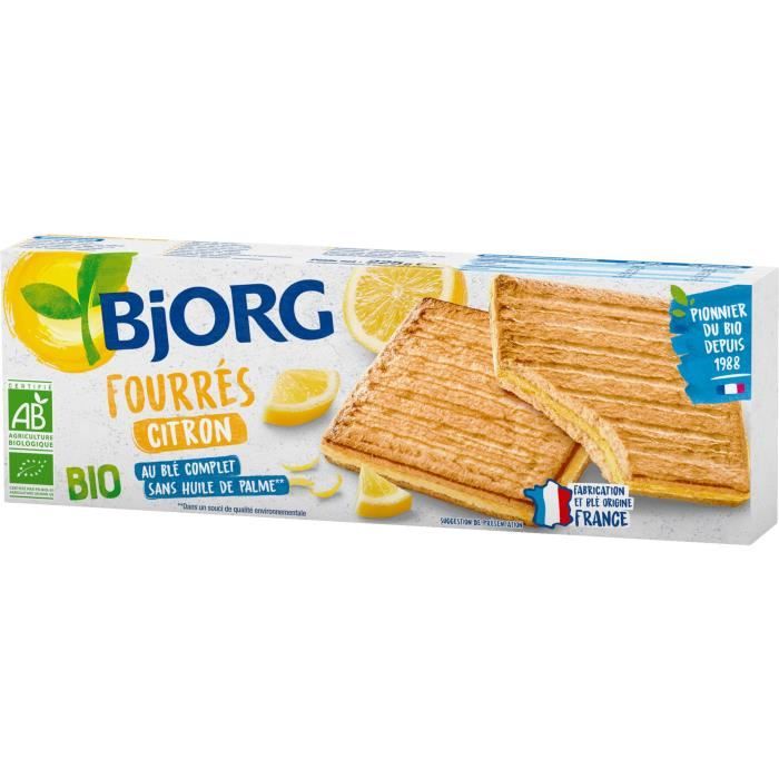 BJORG Fourrés citron - 225g