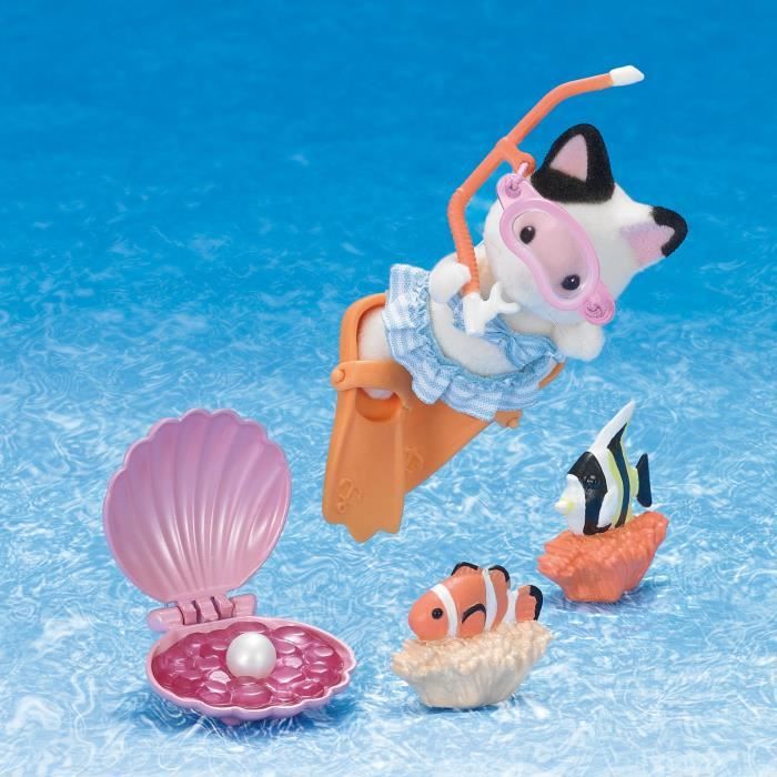 SYLVANIAN FAMILIES 5230 Chasse Au Tresor Aquatique Et Figurine - Les vacances