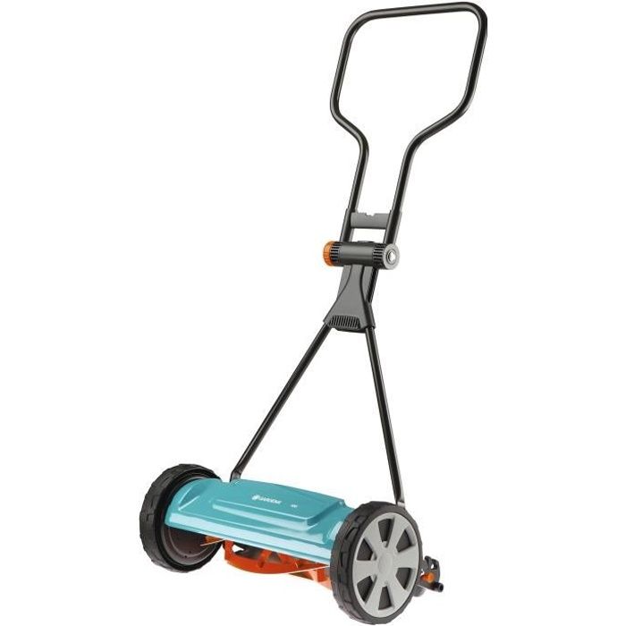 Tondeuse hélicoïdale 400 Classic GARDENA : tondeuse à main, largeur de travail de 40 cm pour pelouse jusqu'à 200 m², cylindre de cou