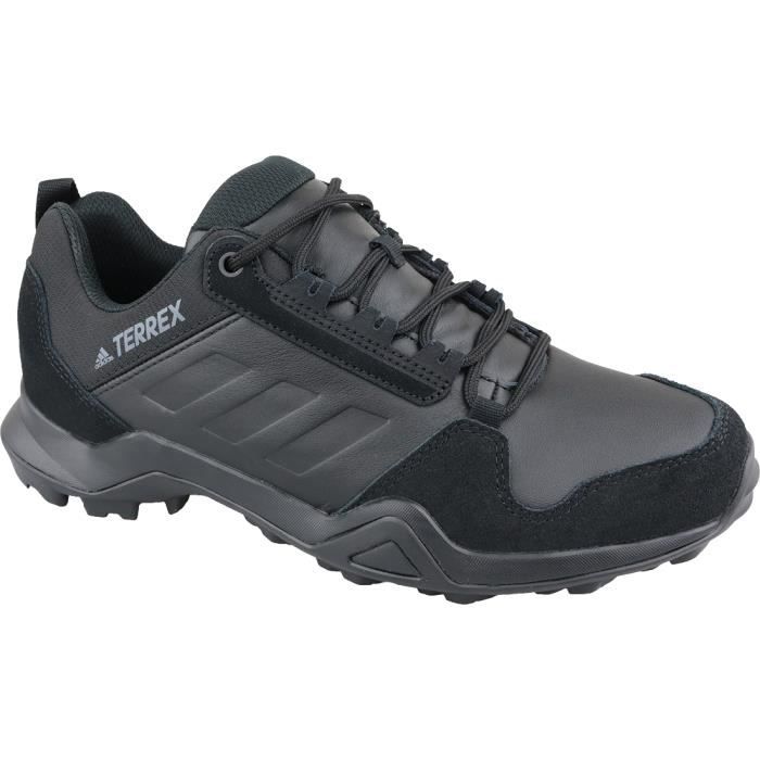 adidas Terrex AX3 LEA EE9444 chaussures de randonnée pour homme Noir