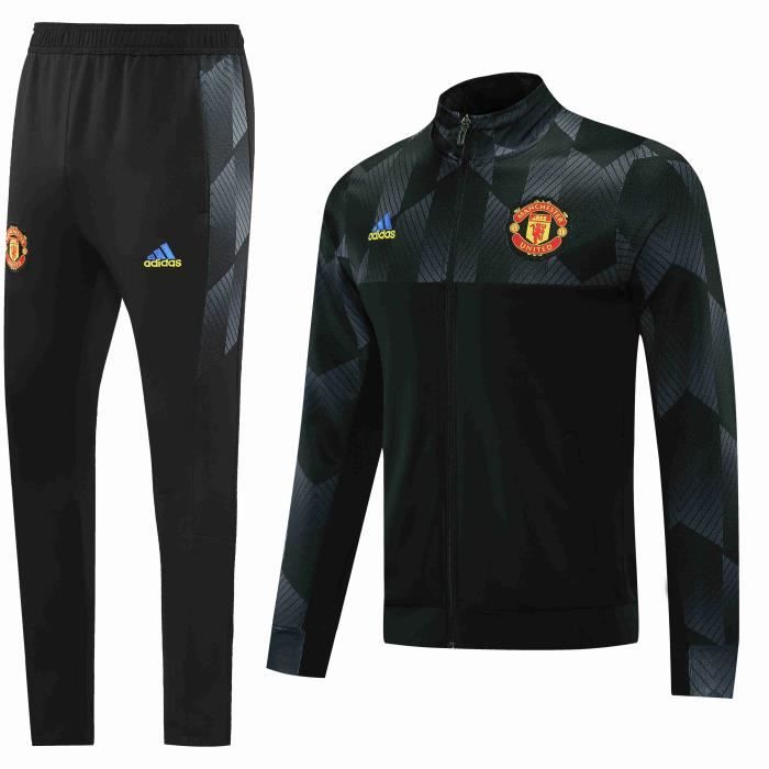 Ensemble survêtement de Foot - MANCHESTER UNITEDx Veste Zippée Maillot de Foot 2022 Jogging Vêtements Maillot de Football Pour Homme