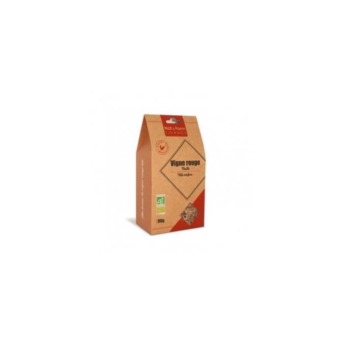 Nat & Form Tisane Vigne Rouge Feuille Bio 80g