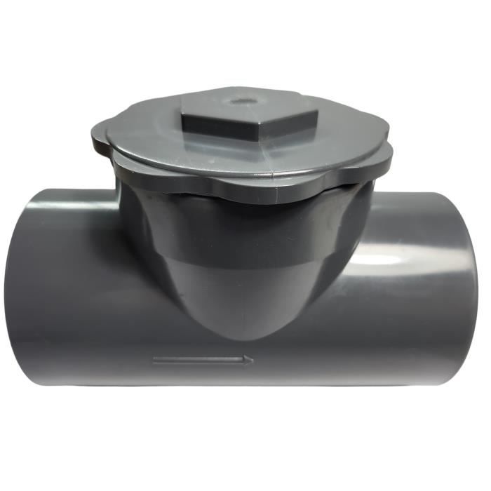 Clapet anti-retour à battant Ø 50 PVC Pression Piscine Eaux usées Eau Potable