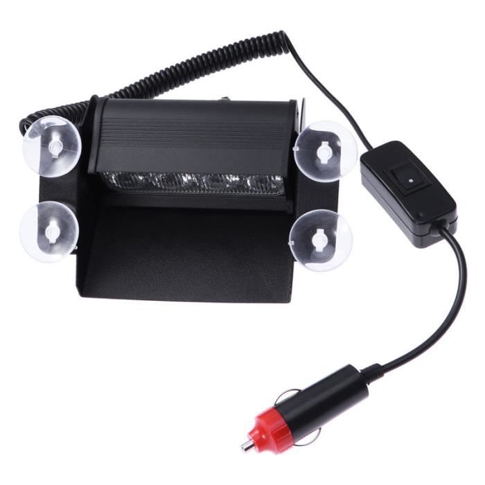 Avertissement Attention camion 12V 8-LED d'urgence Strobe Barre légère Lampe (jaune) GYROPHARE