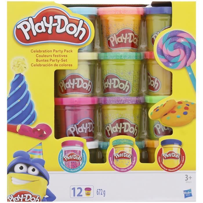 Party Pack Play-Doh PATE A MODELER 12 pots de pâte à modeler
