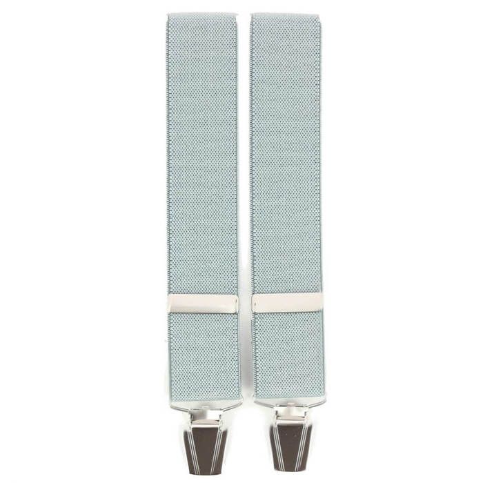 Bretelle 4 clips, gris clair