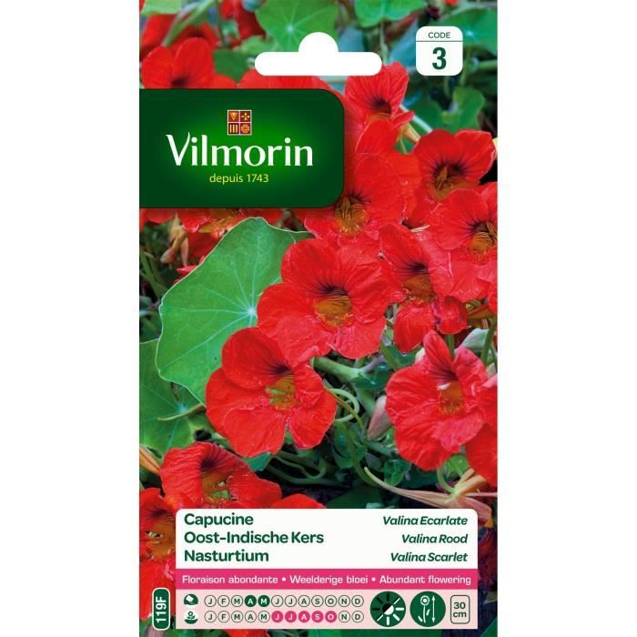 VILMORIN Capucine Valina écarlate
