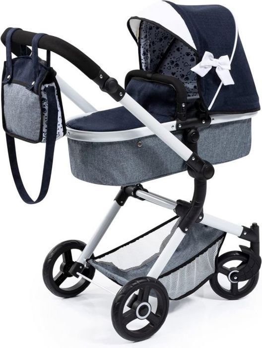 Landau de poupée - Bayer design - 18481AB - Pliable - Sac à langer - Ciel de lit