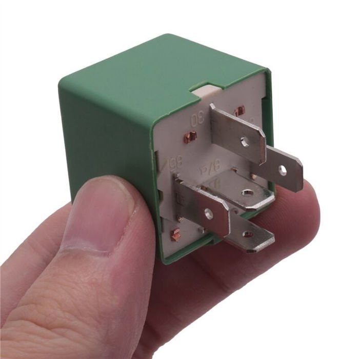 12V 35A 5 Broches Refroidissement Radiateur Ventilateur Relais Vert 6547TX pour 206 207 306 307 406 407 807 PZCC