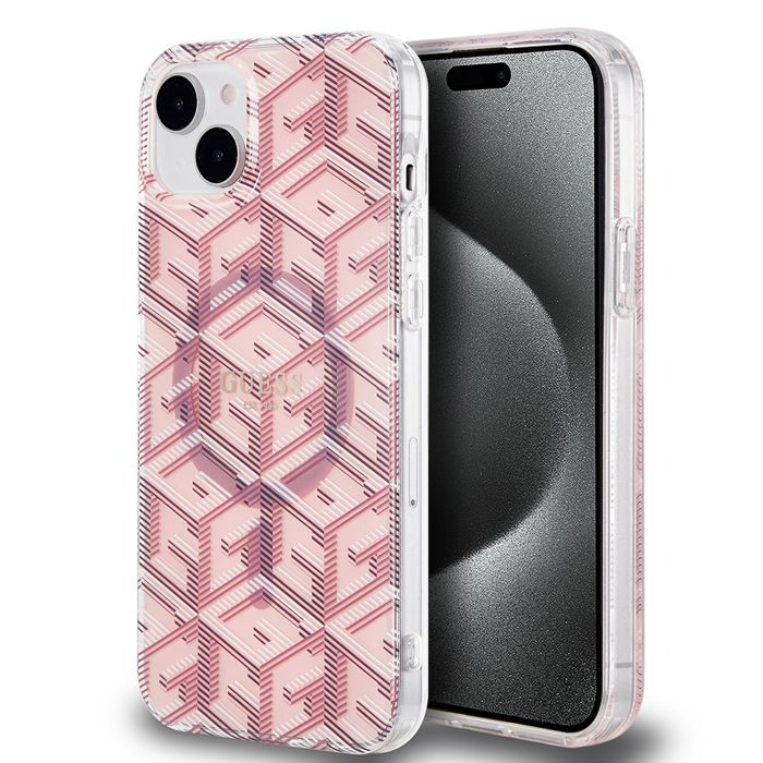 Guess Coque IML GCube MagSafe pour iPhone 15 Plus - vue 1