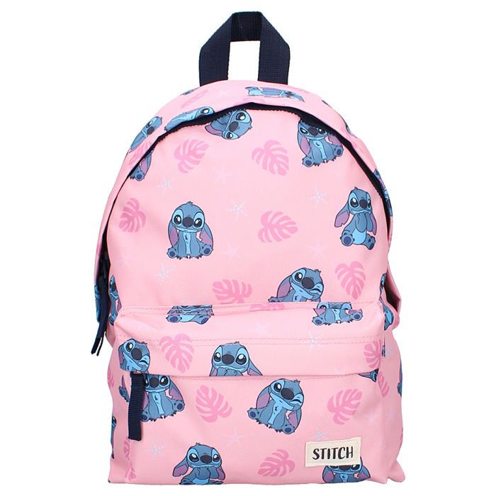 Sac à Dos à Roulettes Stitch Disney - Design 3D, Spacieux, Bretelles Confort Et Poignée Trolley - Pour école Et Voyage
