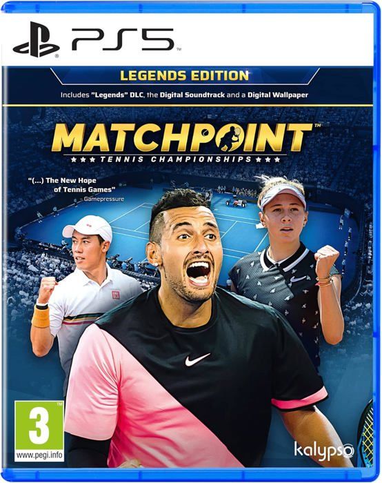 Jeu Vidéo Matchpoint Legends Edition Import Jouable en Français PS5