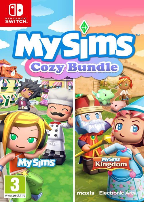 Jeu Vidéo MySims Collection Cosy Nintendo Switch Simulation En boîte Cartouche