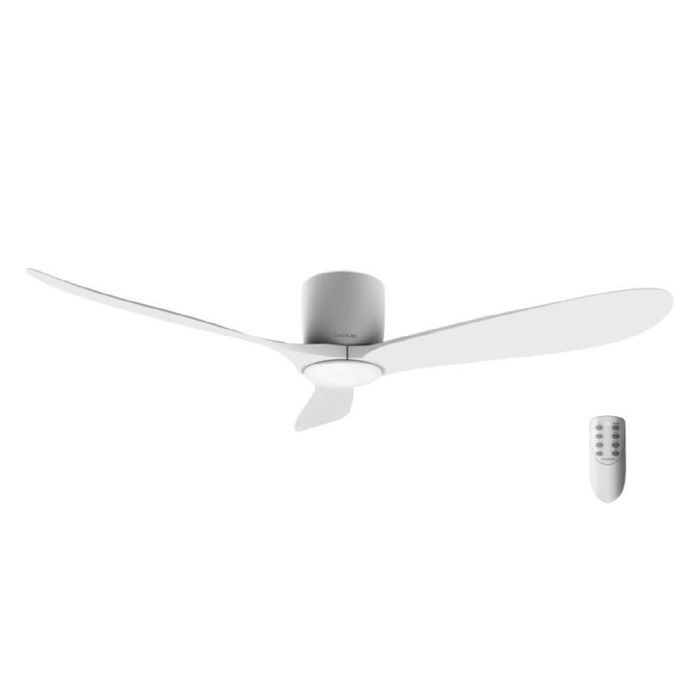 Cecotec Ventilateur de Plafond Energysilence Aero 5400. 40W Moteur DC Diamètre 132 cm 3 Pales Minuterie 6 Vitesses - Cecotec