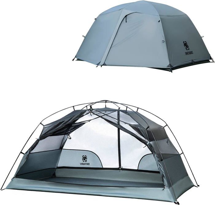 Bâche de camping - Store - Beige - Imperméable - Protection UV - 3m x