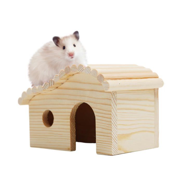 Maison Et Tunnel Pour Cochons D'Inde - Lot De 2 Pièces Lavables Et Antidérapantes - Confortable Pour Furets, Hamsters, Lapins, Petits Animaux